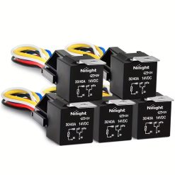 5-Pack 12V Automotive Relay Set